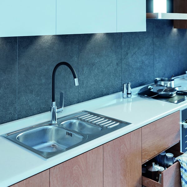 Μπαταρία νεροχύτη Elza Black